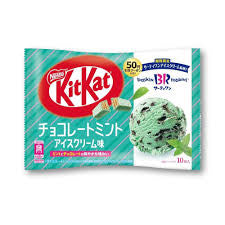 Kit Kat with a Chocolate Mint Ice Cream flavor