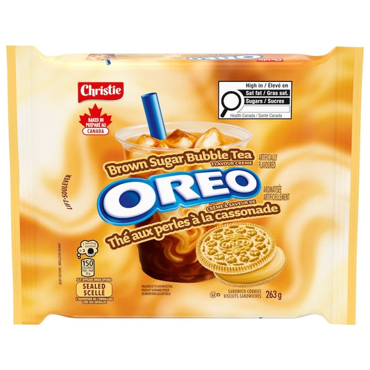 Christie Oreo Brown Sugar Bubble Tea Flavoured Cookies