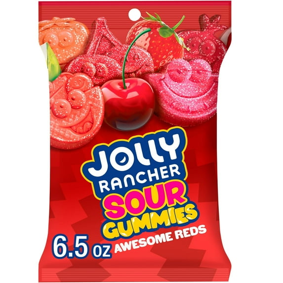 Jolly rancher sour gummies awesome red