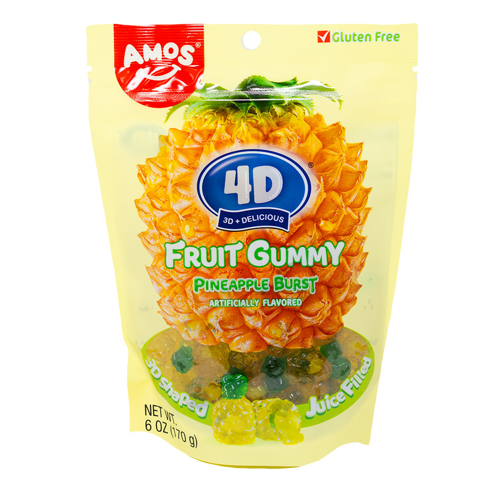AMOS 4D Fruity Gummy Pineapple