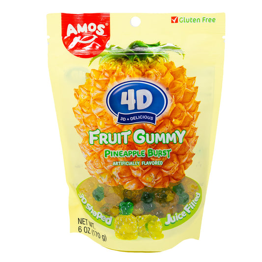 AMOS 4D Fruity Gummy Pineapple