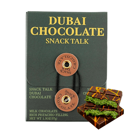 Dubai chocolate snack talk