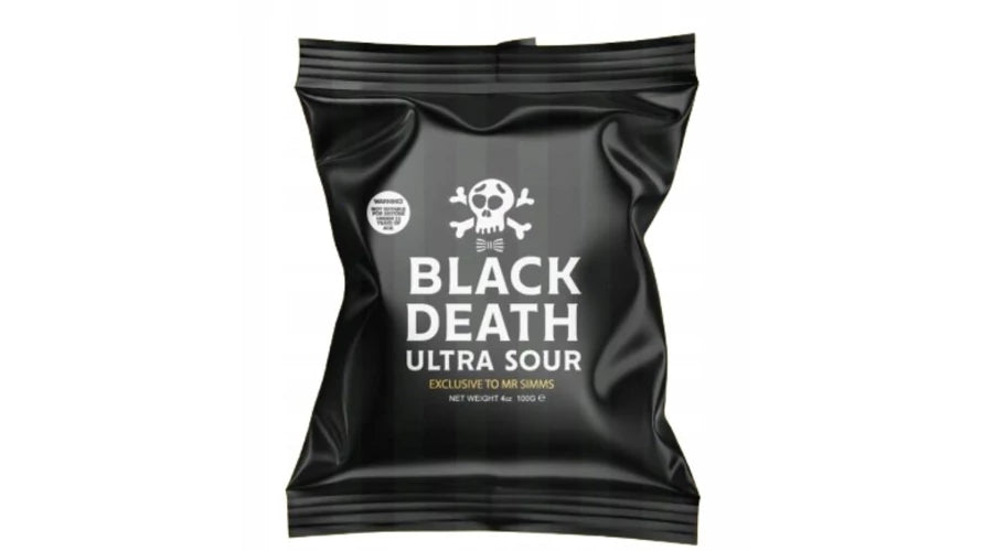 Black Death Ultra Sour candy