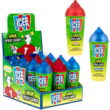 ICEE SOUR SPRAY CANDY IN DISPLAY