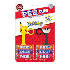 PEZ MINI DISPENSER CLIPS - POKEMON