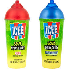 ICEE SPRAY CANDY IN DISPLAY