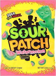 SOUR PATCH KIDS PEG BAG - WATERMELON