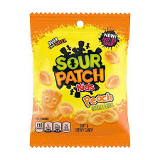 SOUR PATCH KIDS PEG BAG - PEACH