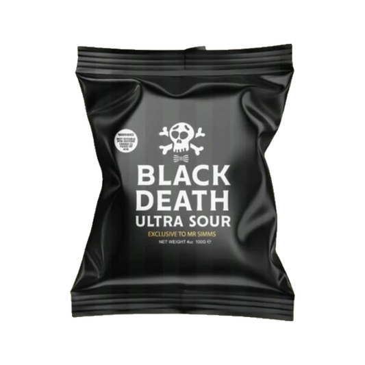 Black Death Ultra Sour candy — bag