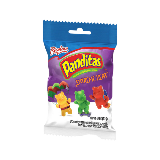 Ricolino Panditas Extreme Heat Gummy Bears — bag