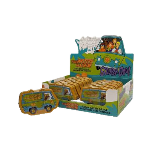 The Mystery Machine Sour Green Apple Flavored Van Candies — gummy