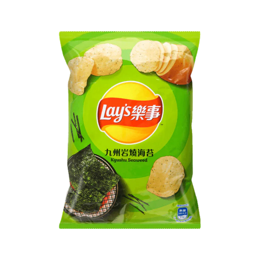 Lay's Kyushu Seaweed Flavor potato chips — bag