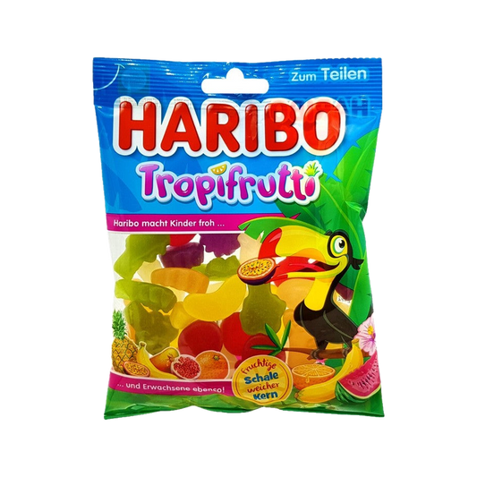 Haribo Tropifrutti gummies. — bag
