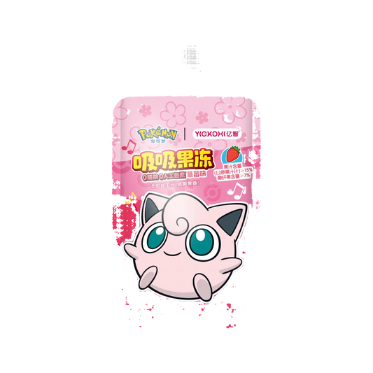 Pokémon-themed strawberry jelly — pouch