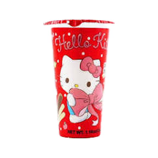 Hello Kitty Chocolate Dip Biscuits. — cup