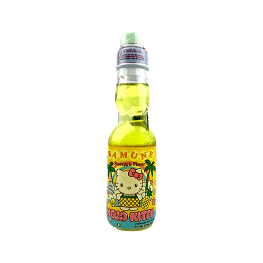 Hello Kitty Ramune pineapple — bottle
