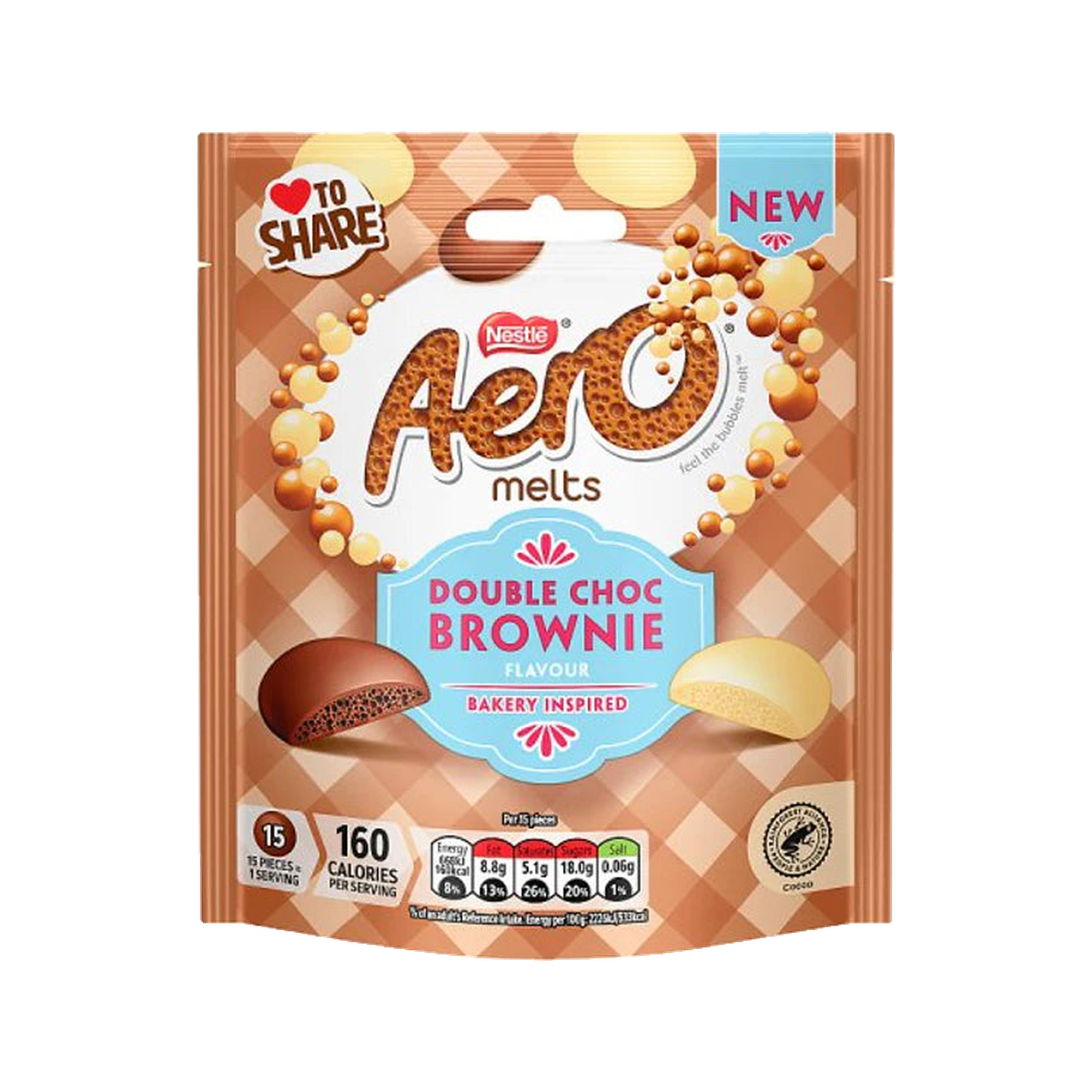 Aero Melts Double Choc Brownie
