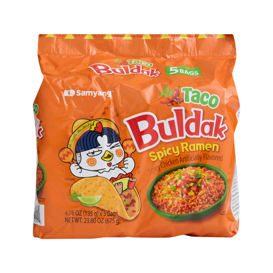 Buldak Spicy Ramen Taco