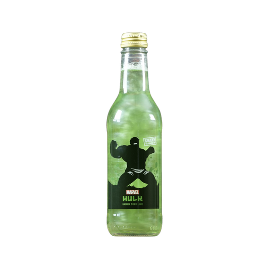 Marvel Hulk Gamma Sour Lime Sugar Free Drink — bottle