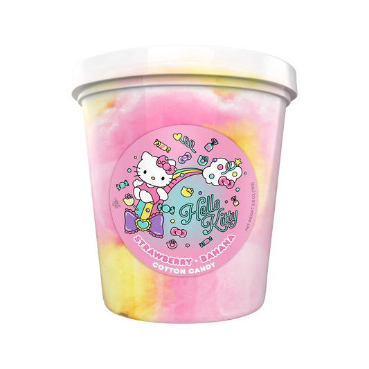Hello Kitty Strawberry Banana Cotton Candy