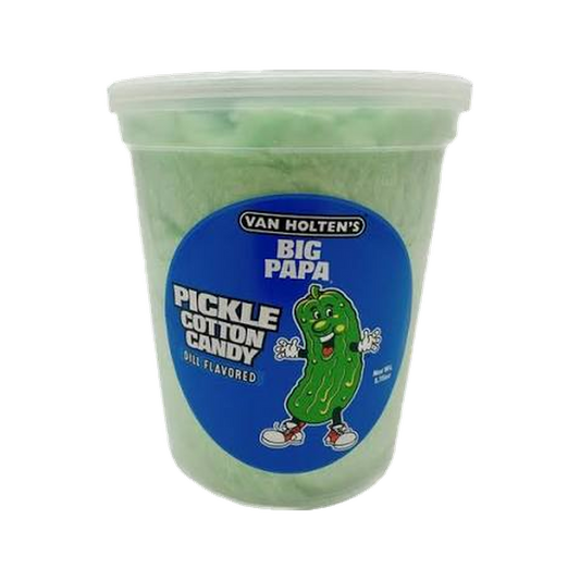 Van Holten‘s Big Papa Pickle Cotton Candy — cup