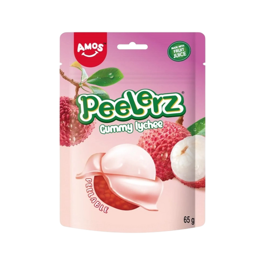 Amos Peelerz Lychee Gummy Candy
