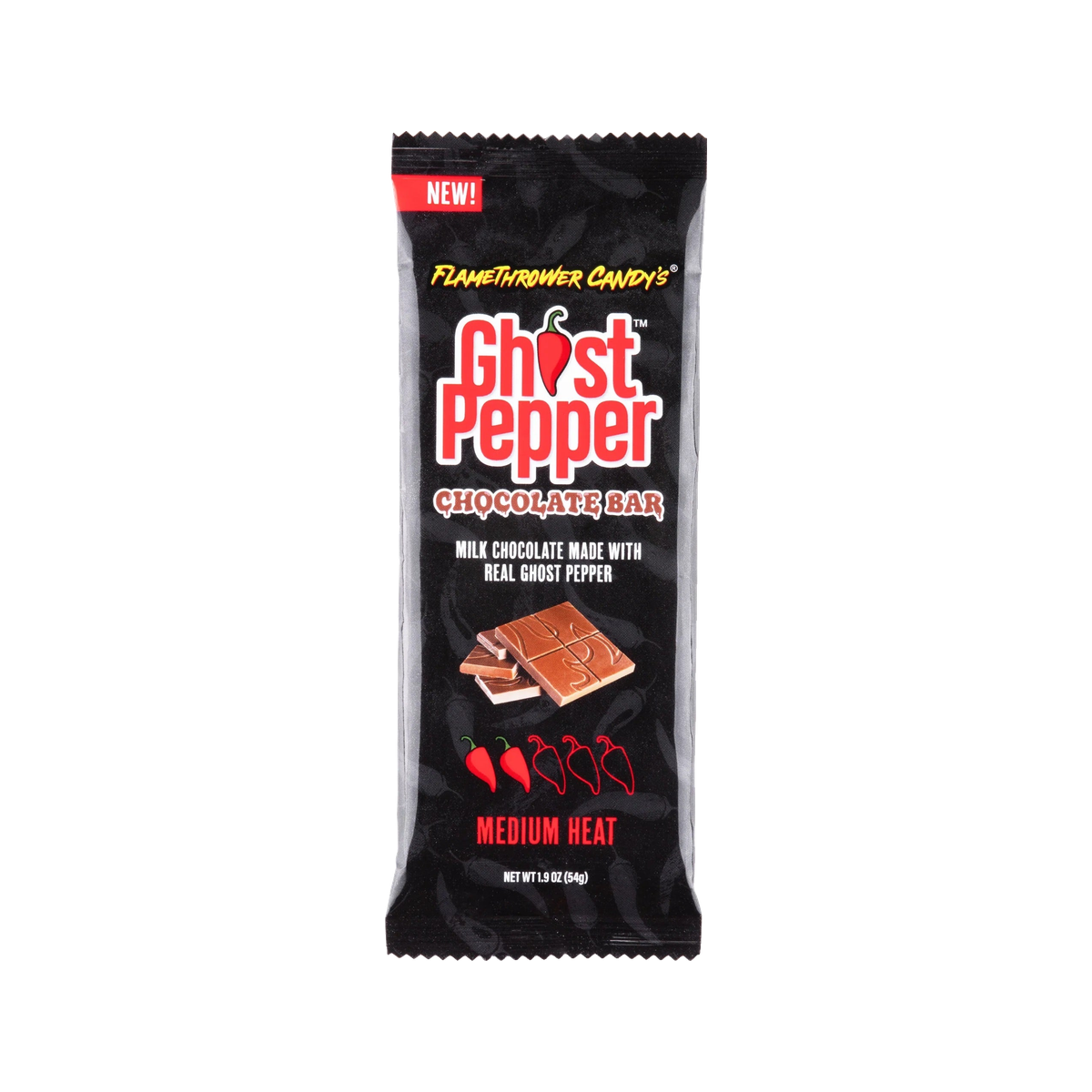 Ghost pepper Chocolate Bar — candy