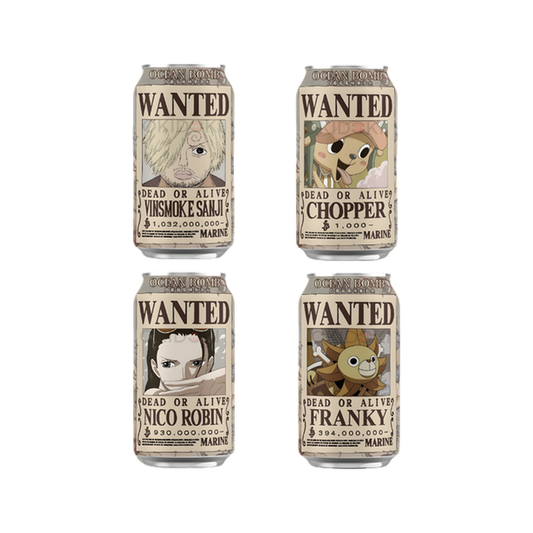 Ocean Bomb WANTED Sparkling Water White Grape Flavor