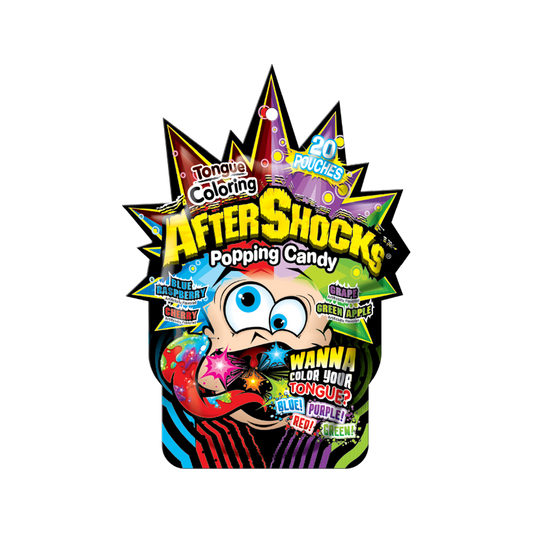 AfterShocks Tongue Coloring Popping Candy.