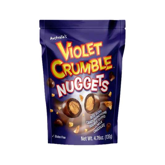 Violet Crumble Milk Chocolate Nuggets or Violet Crumble Bite-Sized Honeycomb Candy