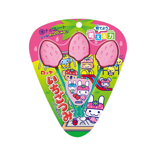 Lotte Strawberry Chocolate on Sticks