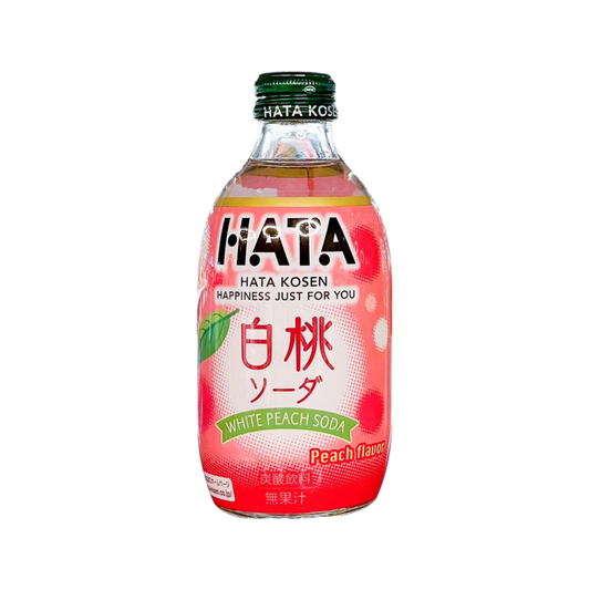 Hata Kosen White Peach Soda — bottle