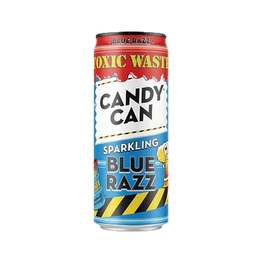 Toxic Waste Candy Can Sour Blue Razz — tin