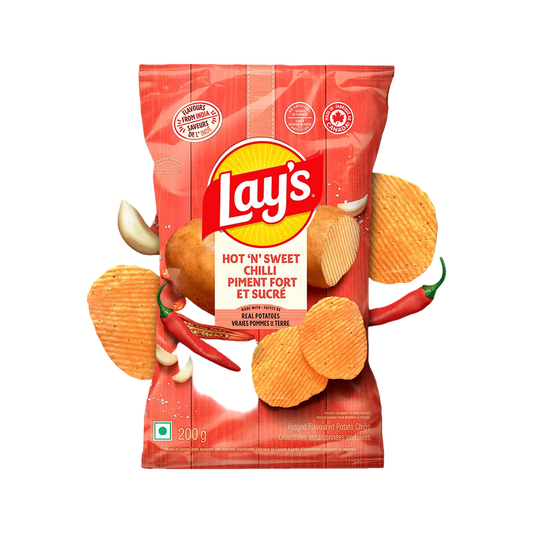 Lays Hot ‘N’ Sweet Chilli Piment Fort Et Sauce — bag