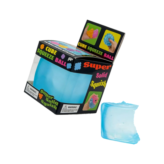 Cube Squeeze Ball: Super Solid Squish.