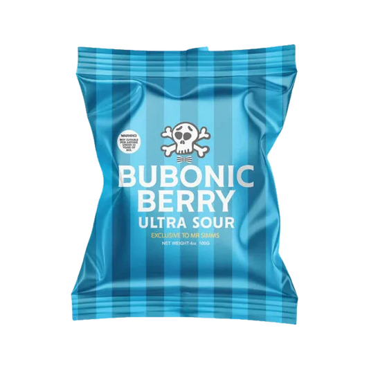 Bubonic Berry Ultra Sour Candy — bag