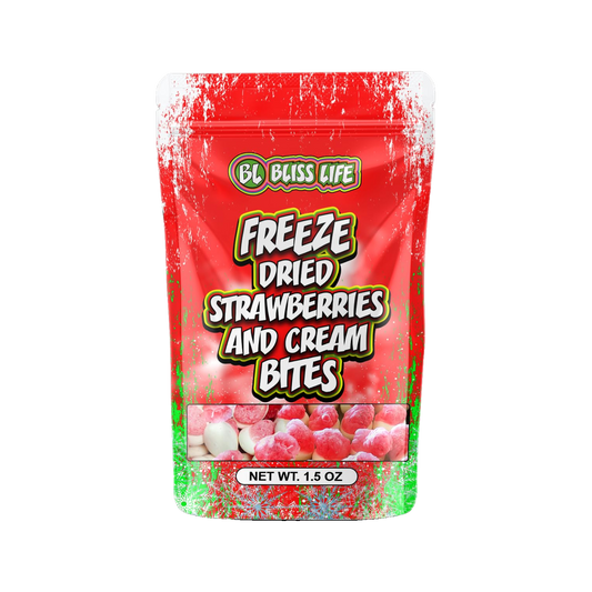 Bliss Life Freeze Dried Strawberries and Cream Bites — pouch