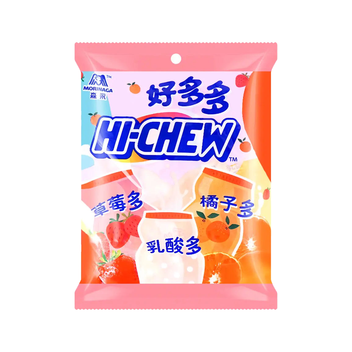 Morinaga Strawberry, Orange, Yogurt — candy