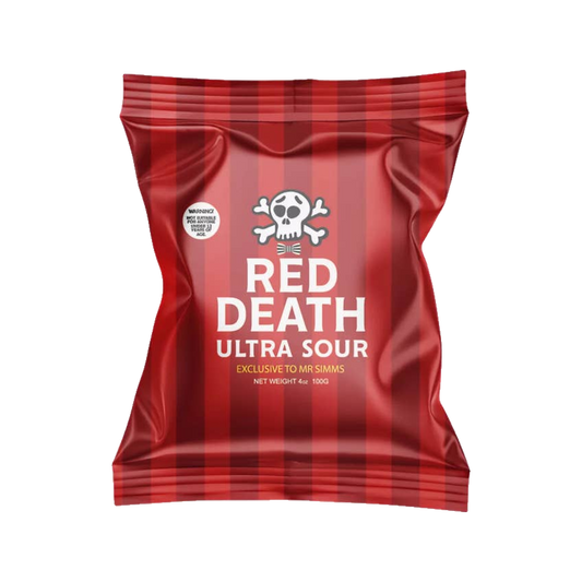 Mr SIMMs Red Death Ultra Sour — bag