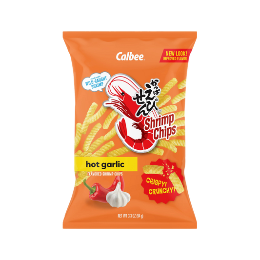 Shrimp Chips Hot Garlic Crispy Crunch — bag