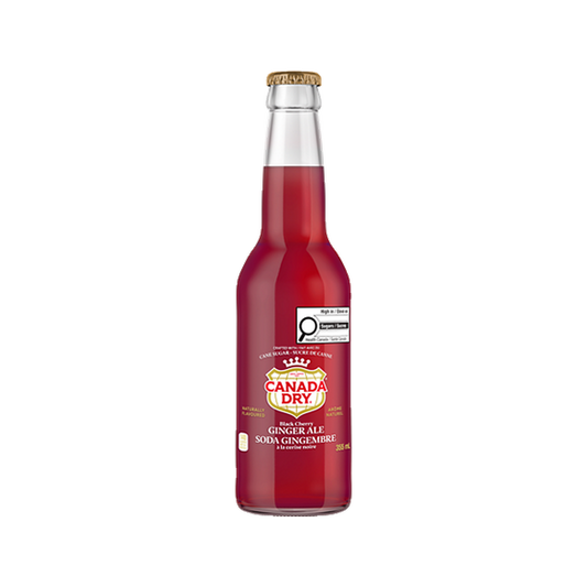 Canada Dry Black Cherry Ginger Ale — bottle