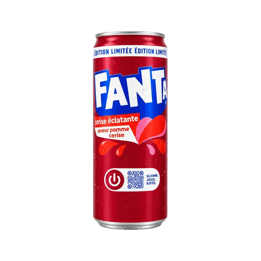 Fanta Apple Cherry flavor — can