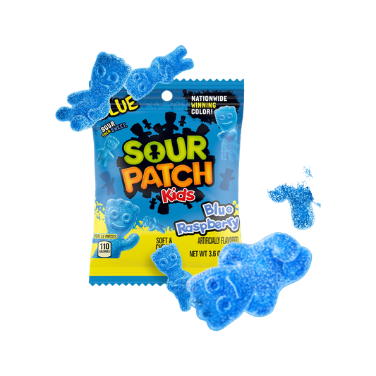 Sour Patch Kids Blue Raspberry — gummy