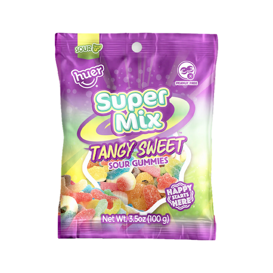 Huer Super Mix Tangy Sweet Sour Gummies