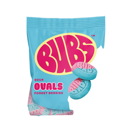 BUBS Sour Ovals Forest Berries Candy — gummy