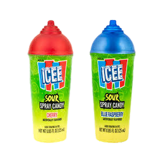 ICEE SPRAY CANDY IN DISPLAY