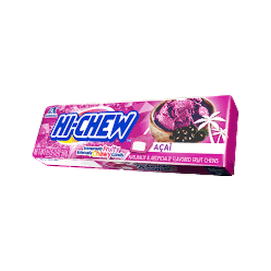 HI-CHEW STICK CHEWY FRUIT CANDY - ACAI — box