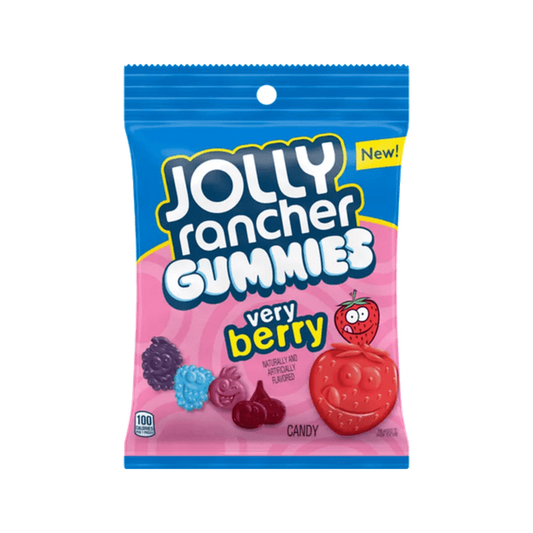 Jolly Rancher Gummies Very Berry Assorted Fruit Flavored Candy — bag