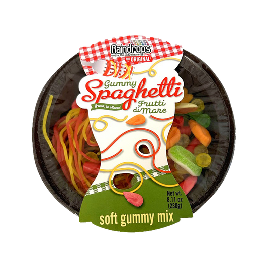 RAINDROPS GUMMY SPAGHETTI FRUTTI DE MARE — can
