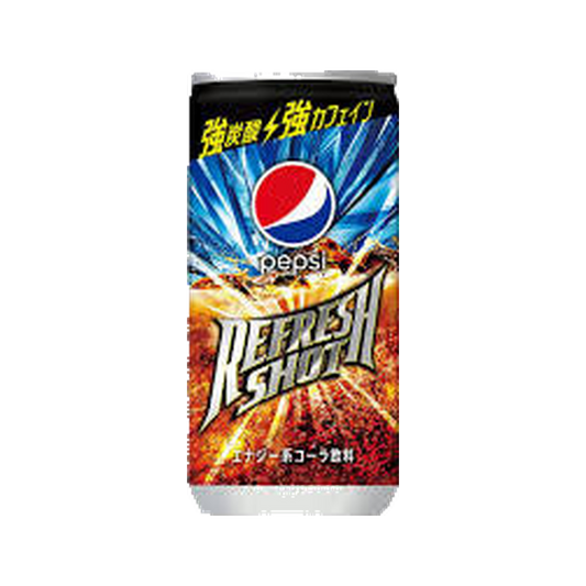 Pepsi Refresh Shot" Strong Taste Cola, Japan Limited Pepsi 200ml — can